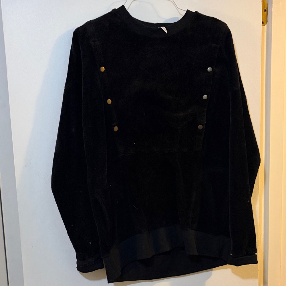 Latched Mama Fleece nursing pullover - Large